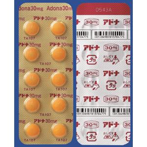Adona卡络磺钠片30mg：100片