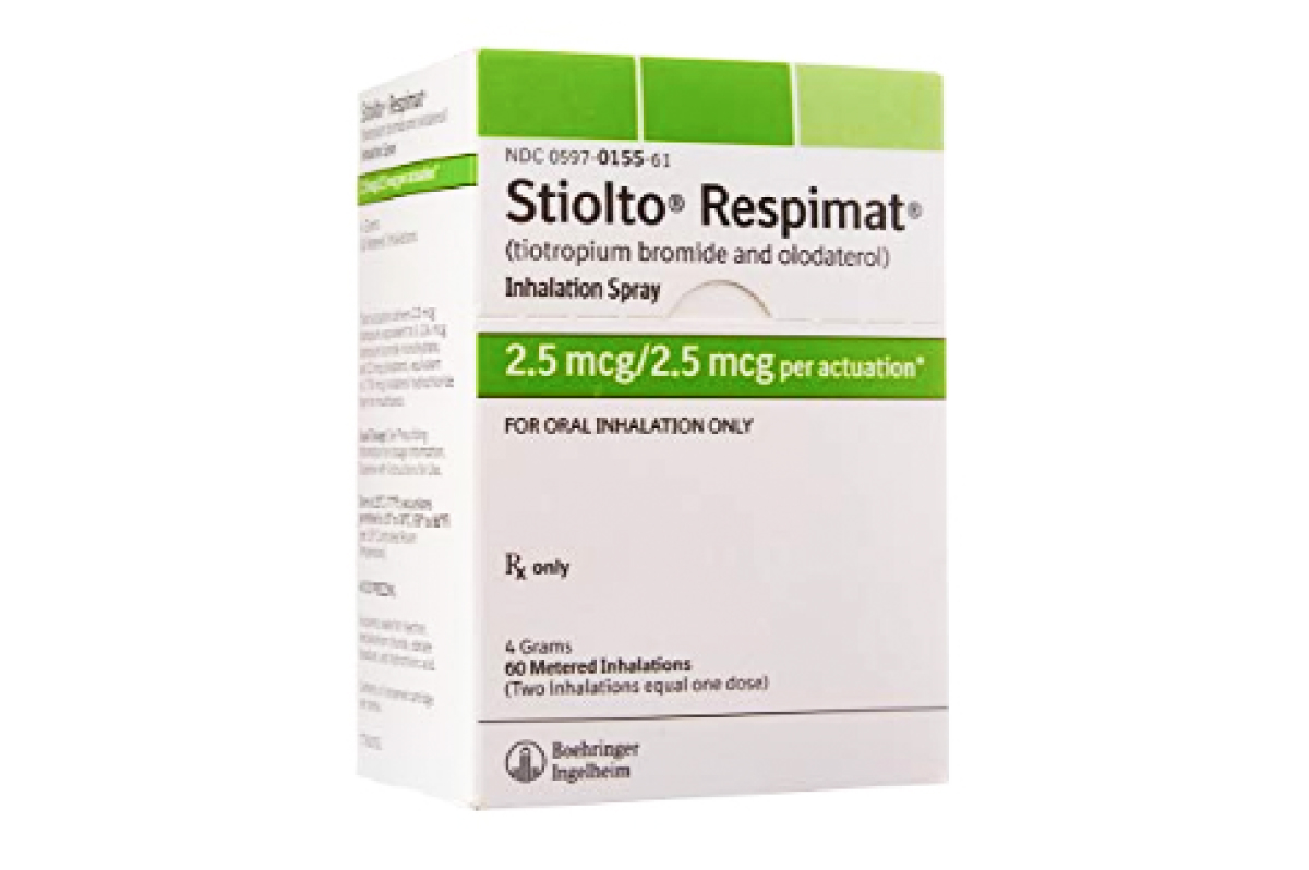 噻托溴铵奥达特罗吸入喷雾剂(Stiolto Respimat)
