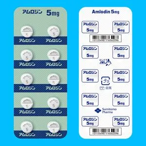 Amlodin氨氯地平片5mg：100粒